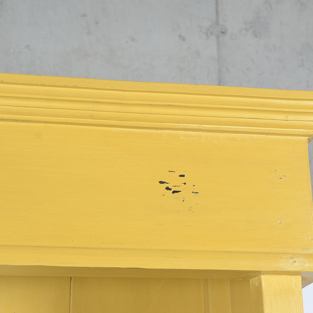 Lillian August Country Style Yellow Hutch EBTH